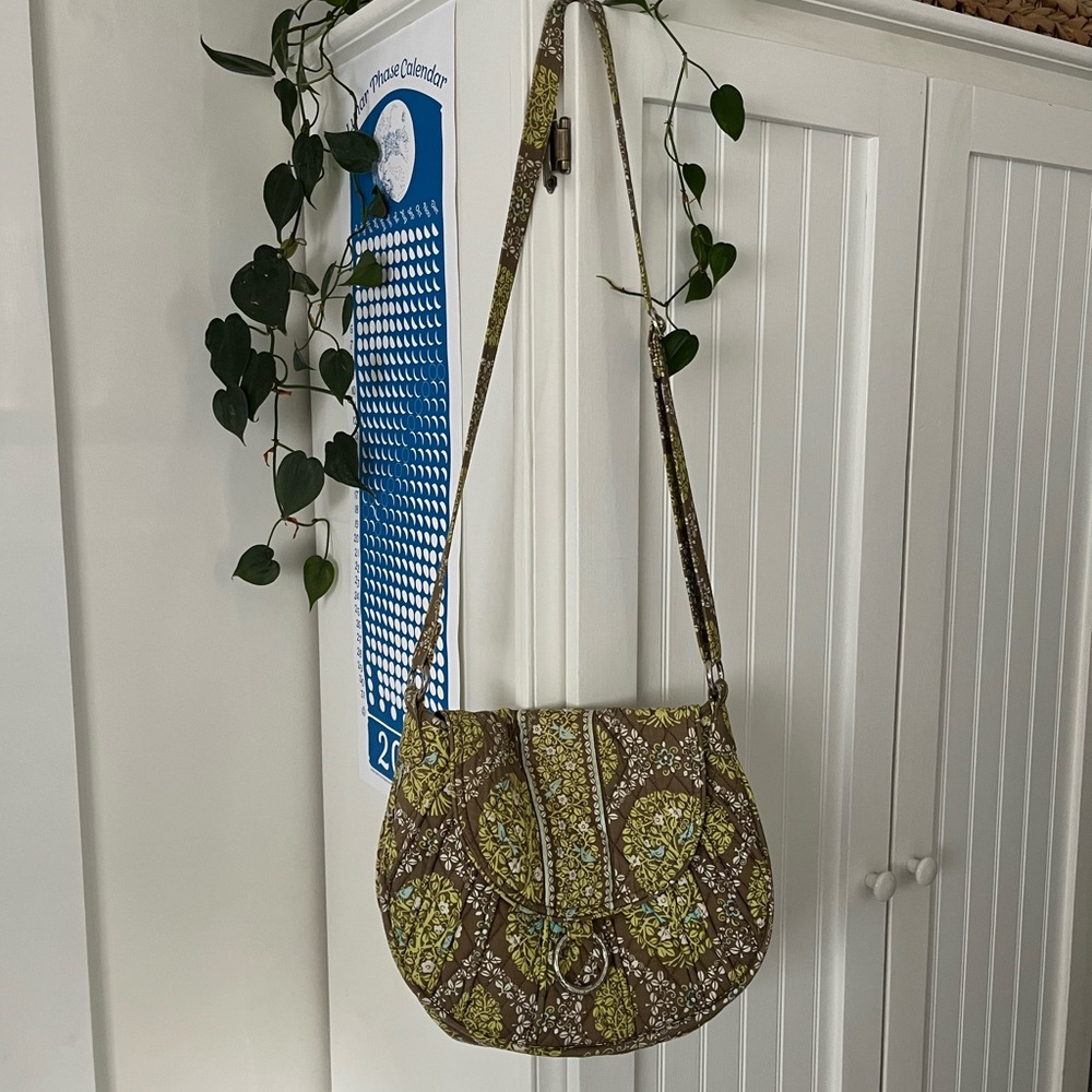 Vera Bradley Saddle Up Crossbody Bag in Retired “Sittin’ Pretty in a Tree” - Picture 9 of 9